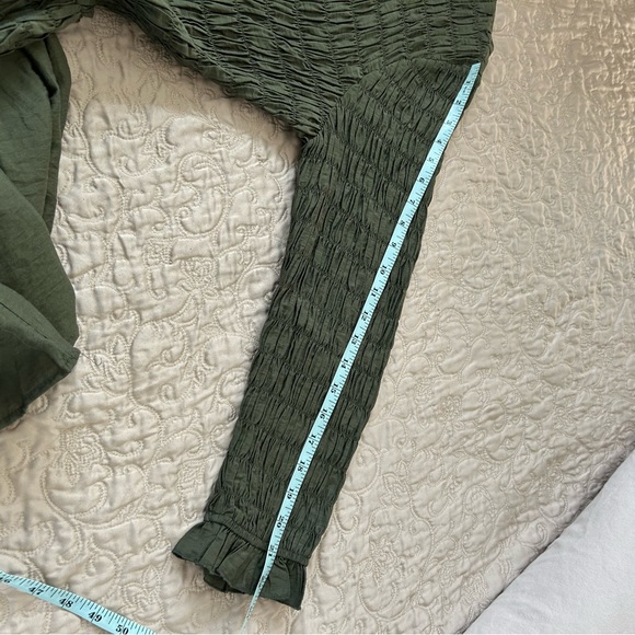 Olive Long Sleeve Tunic Top size XL - Picture 8 of 8